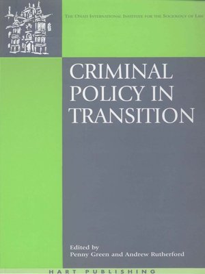 cover image of Criminal Policy in Transition